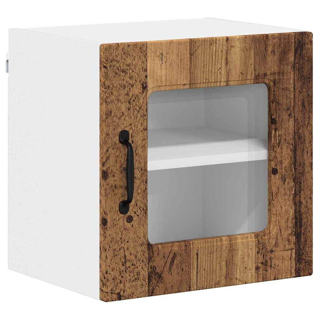 Dulap suspendat de bucatarie 2 pcs Lemn Vechi 40 x 31 x 40 cm — imaginea 6