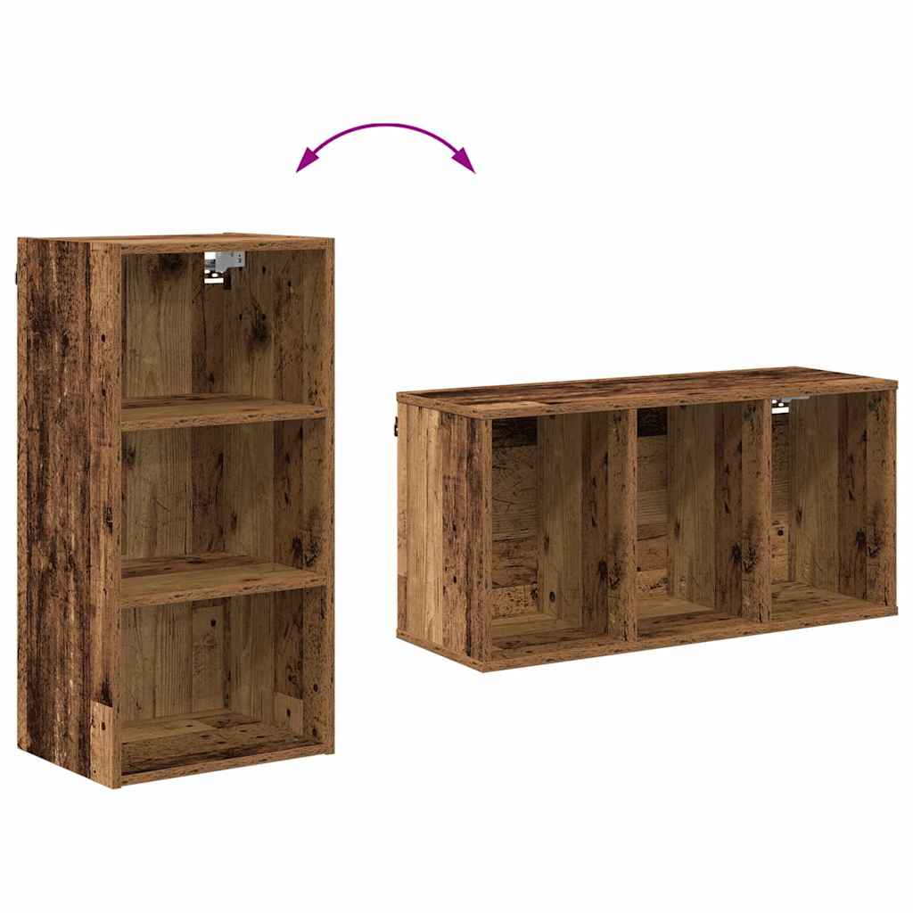 Dulap suspendat Riga Lemn Vechi 40 x 29,5 x 80 cm Lemn compozit — imaginea 11