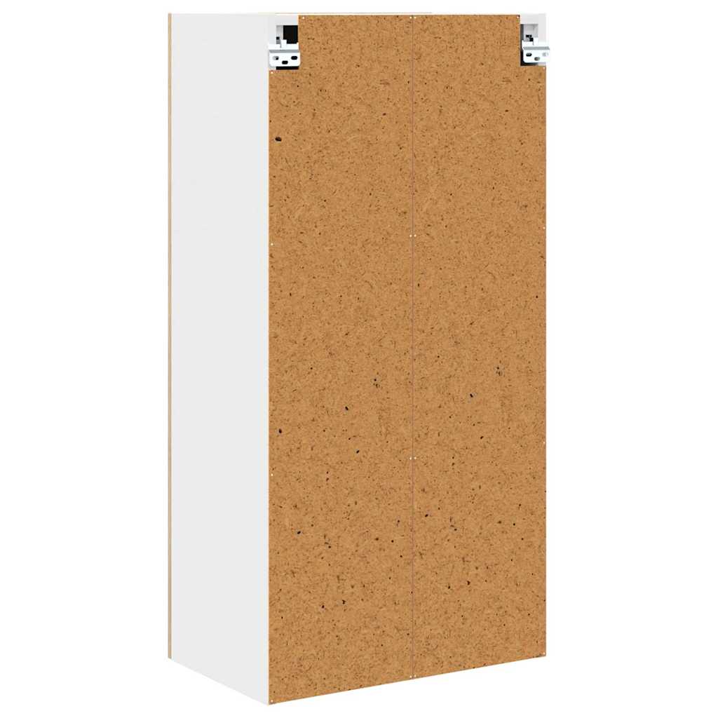 Dulap suspendat Riga Stejar Sonoma si Alb 50 x 31 x 100 cm — imaginea 9