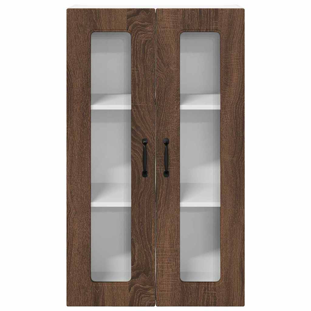 Dulap suspendat de bucatarie Stejar inchis 60 x 31 x 100 cm — imaginea 7