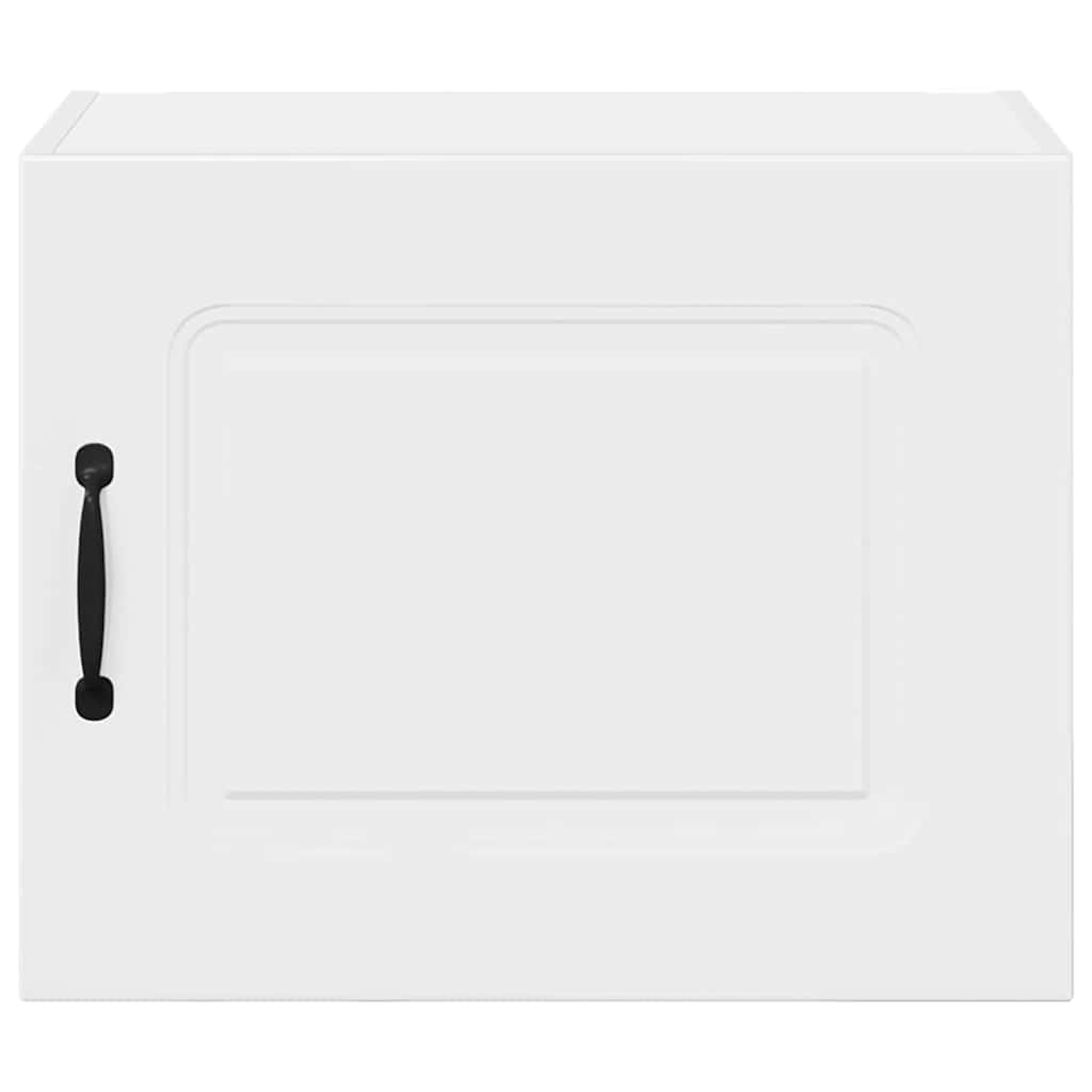 Dulap suspendat de bucatarie cu raft Alb lucios 50 x 31 x 40 cm — imaginea 7