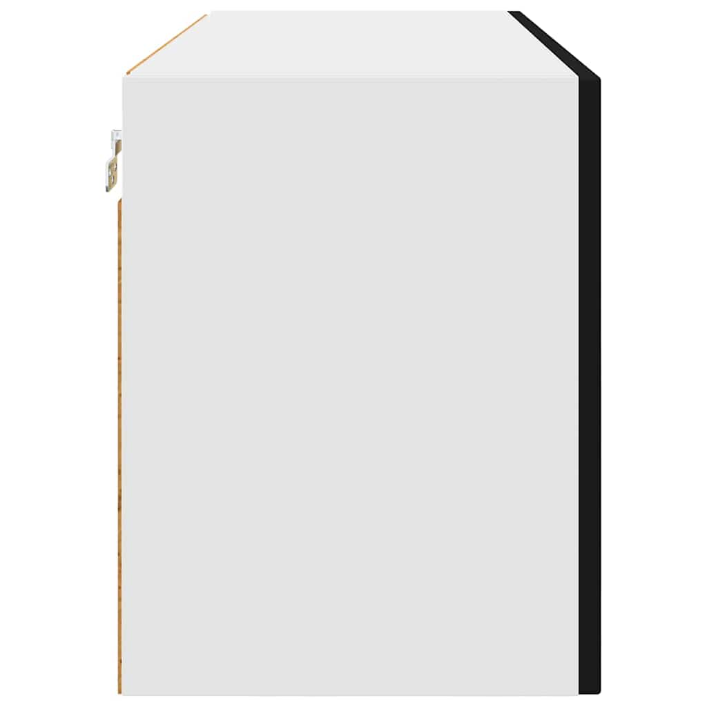 Dulap suspendat de bucatarie cu raft Negru 80 x 31 x 40 cm — imaginea 8