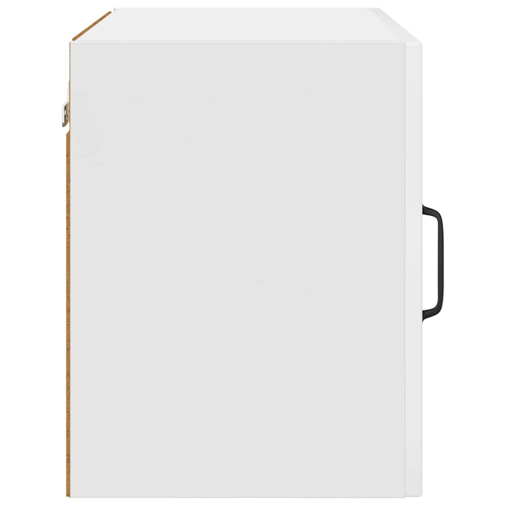 Dulap suspendat de bucatarie cu raft Alb lucios 50 x 31 x 40 cm — imaginea 8