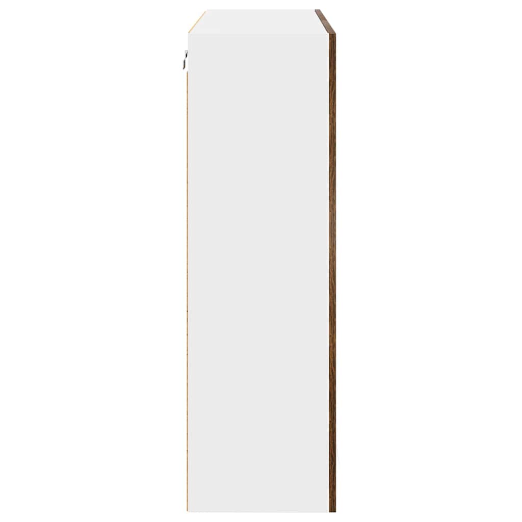 Dulap suspendat cu raft Riga Stejar fumuriu 80 x 31 x 100 cm — imaginea 8