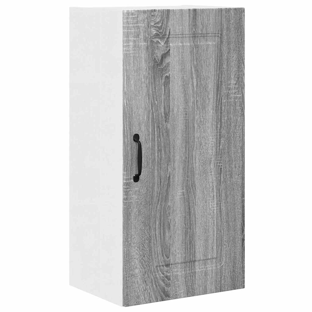 Dulap suspendat de bucatarie cu raft Gri Sonoma 40 x 31 x 80 cm