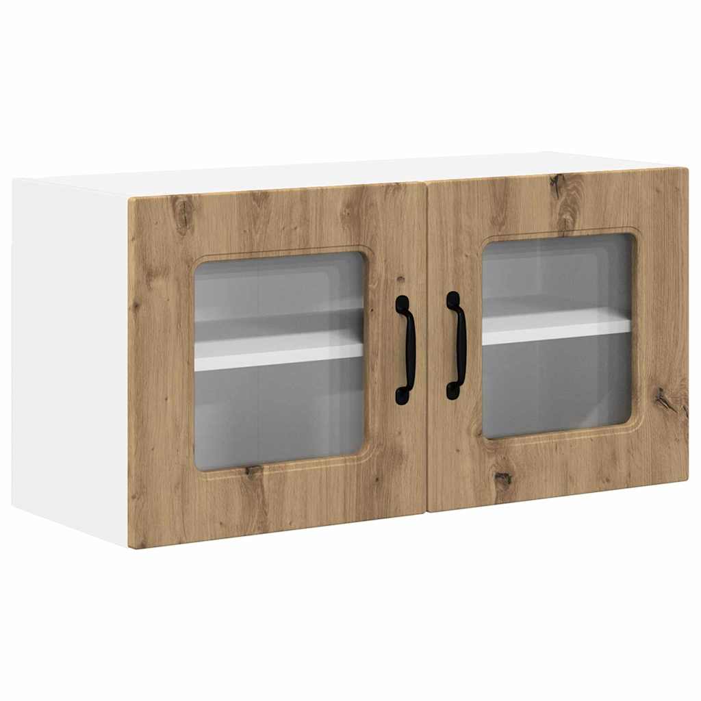 Dulap suspendat de bucatarie Stejar Artizanal 80 x 31 x 40 cm