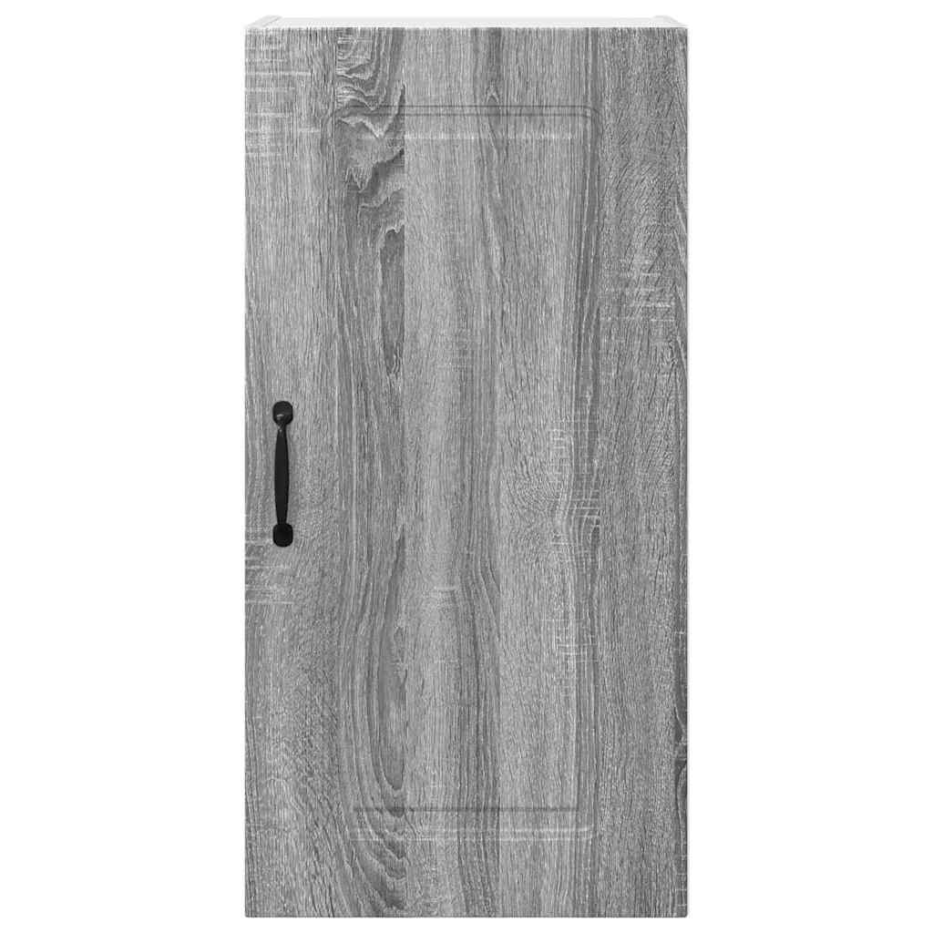 Dulap suspendat de bucatarie cu raft Gri Sonoma 40 x 31 x 80 cm — imaginea 7