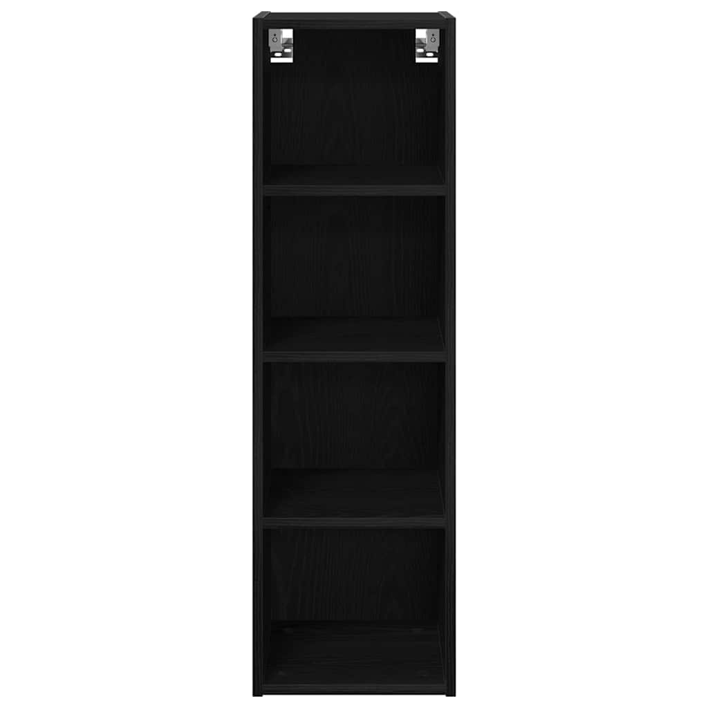 Dulap suspendat cu raft Riga Stejar Negru 30 x 29,5 x 100 cm — imaginea 6