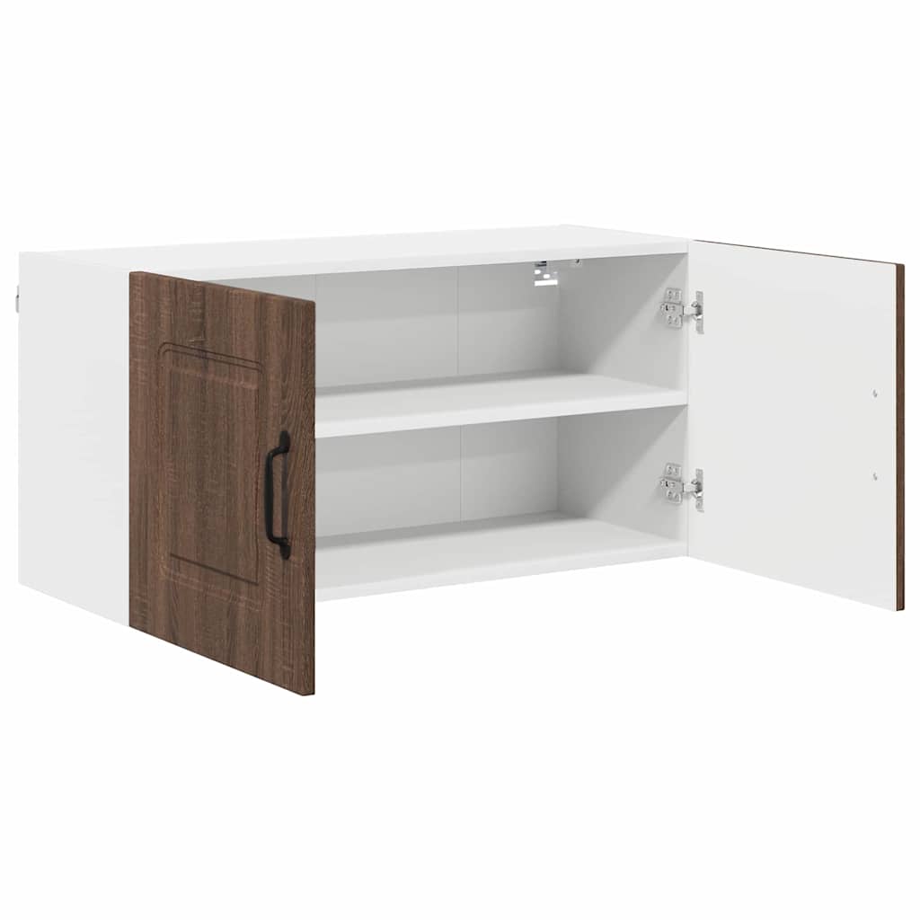 Dulap suspendat de bucatarie Stejar inchis 80 x 31 x 40 cm — imaginea 6