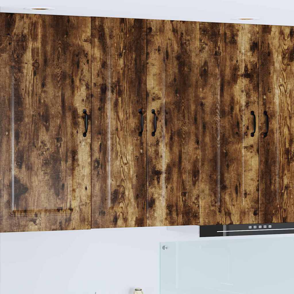 Dulap suspendat de bucatarie Stejar fumuriu 60 x 31 x 100 cm — imaginea 2