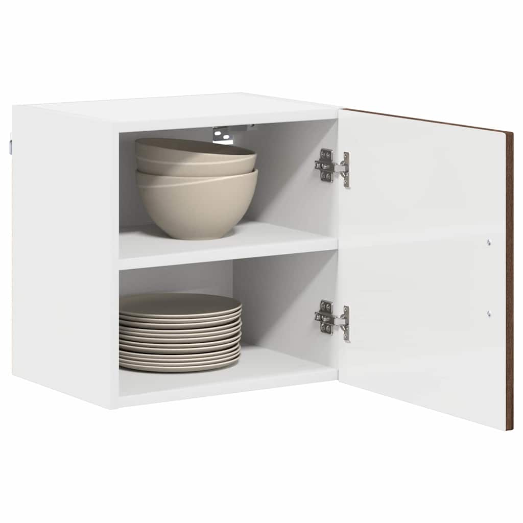 Dulap suspendat de bucatarie Stejar inchis 40 x 31 x 40 cm — imaginea 4