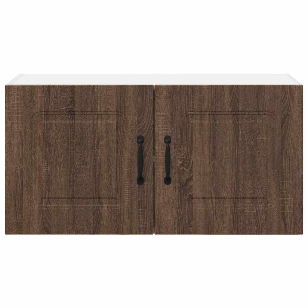 Dulap suspendat de bucatarie Stejar inchis 80 x 31 x 40 cm — imaginea 7