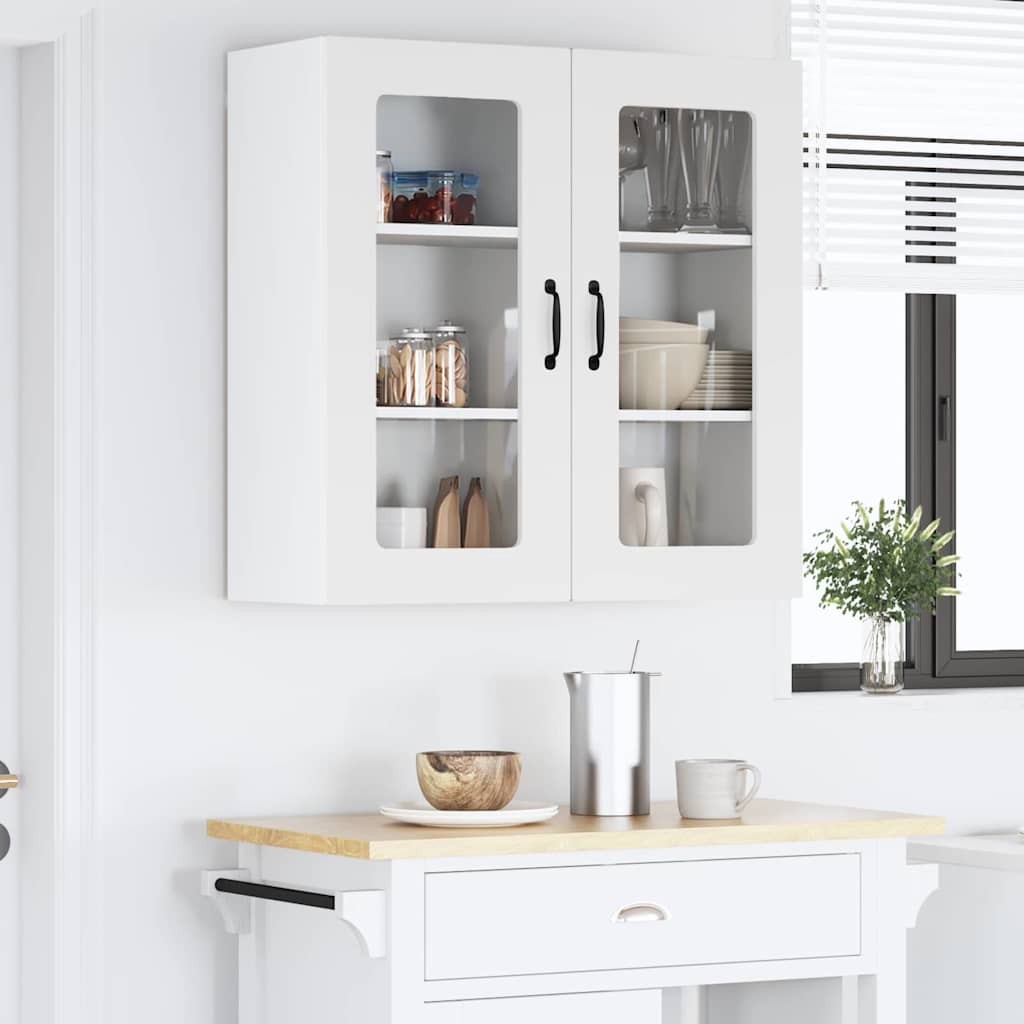 Dulap suspendat de bucatarie Alb 80 x 31 x 80 cm Lemn compozit — imaginea 5