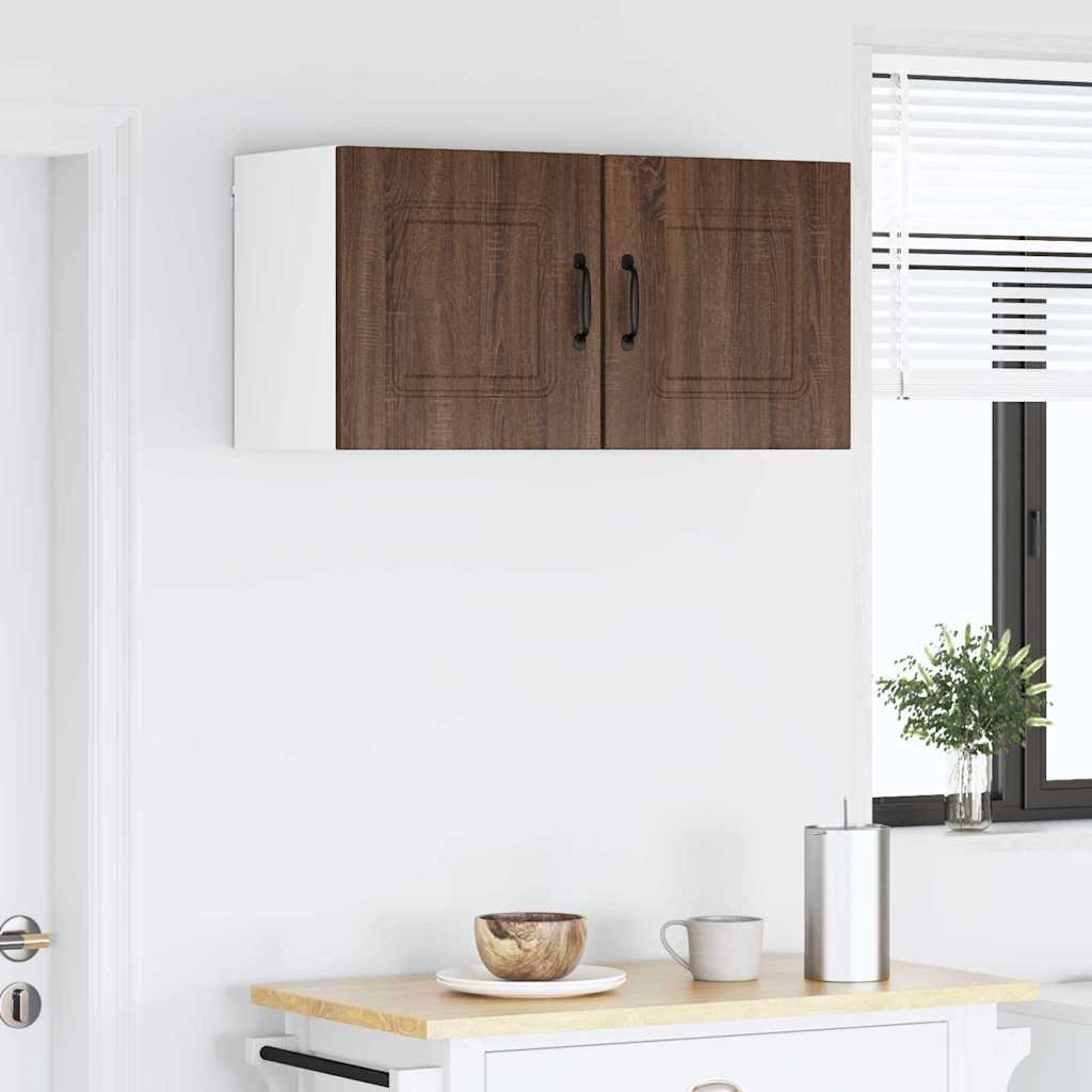 Dulap suspendat de bucatarie Stejar inchis 40 x 31 x 40 cm — imaginea 5