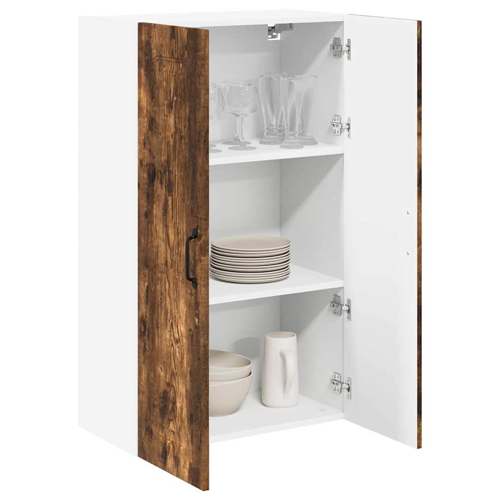 Dulap suspendat de bucatarie Stejar fumuriu 60 x 31 x 100 cm — imaginea 4