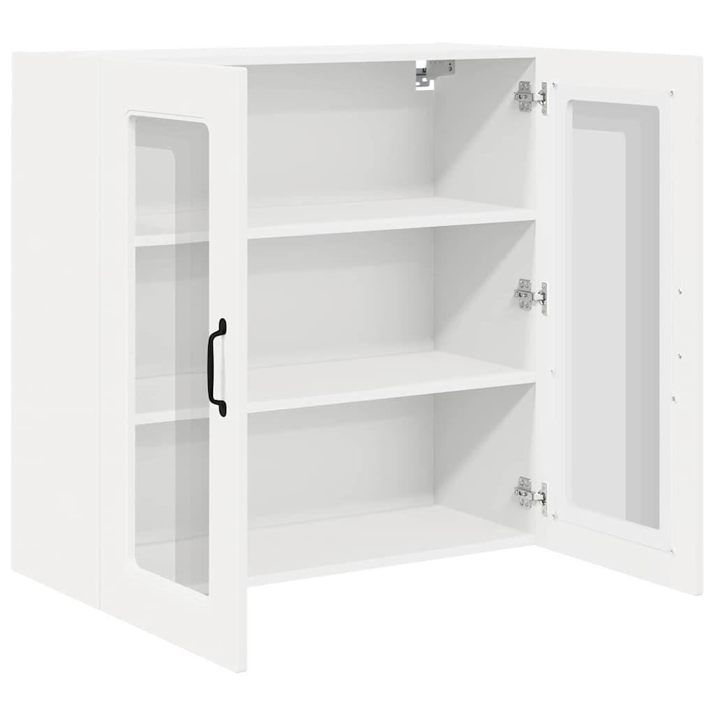 Dulap suspendat de bucatarie Alb 80 x 31 x 80 cm Lemn compozit — imaginea 6