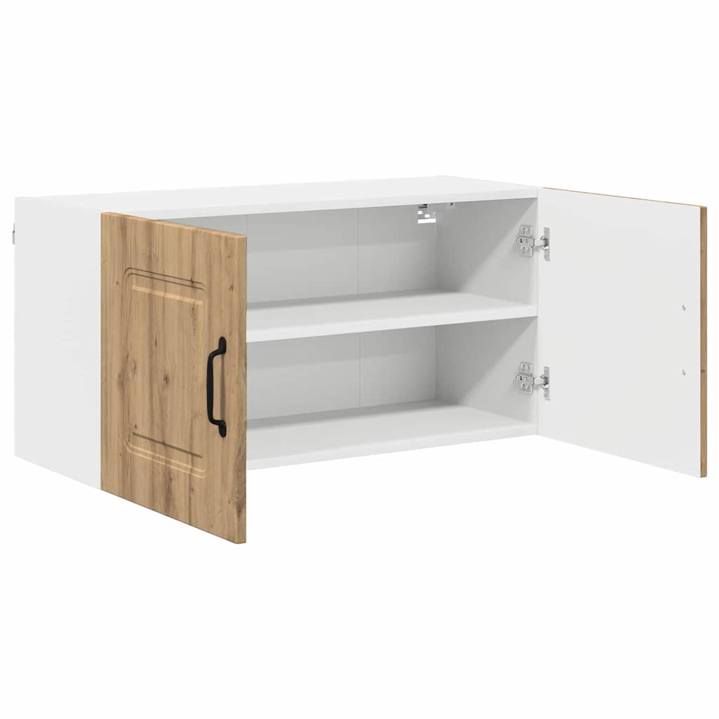 Dulap suspendat de bucatarie Stejar Artizanal 80 x 31 x 40 cm — imaginea 6