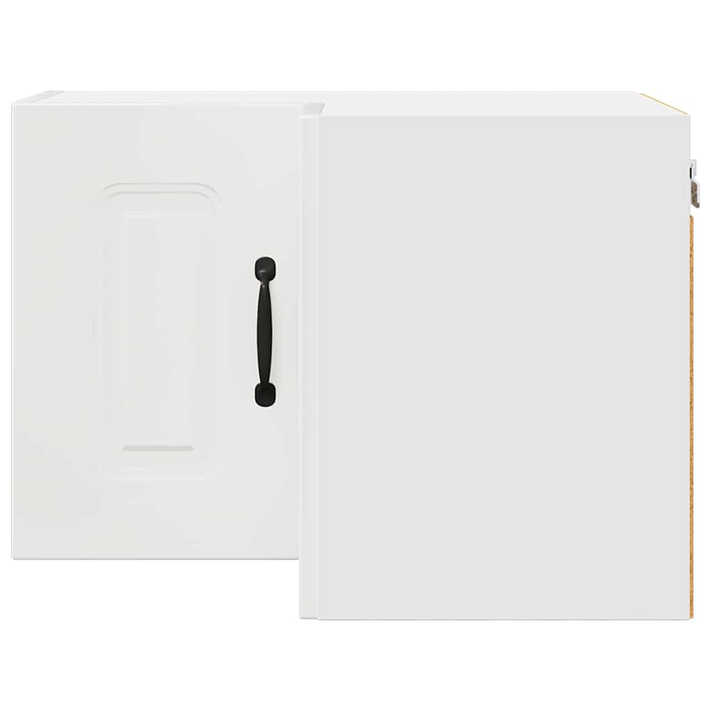 Dulap suspendat de bucatarie cu raft Alb lucios 57 x 57 x 40 cm — imaginea 7