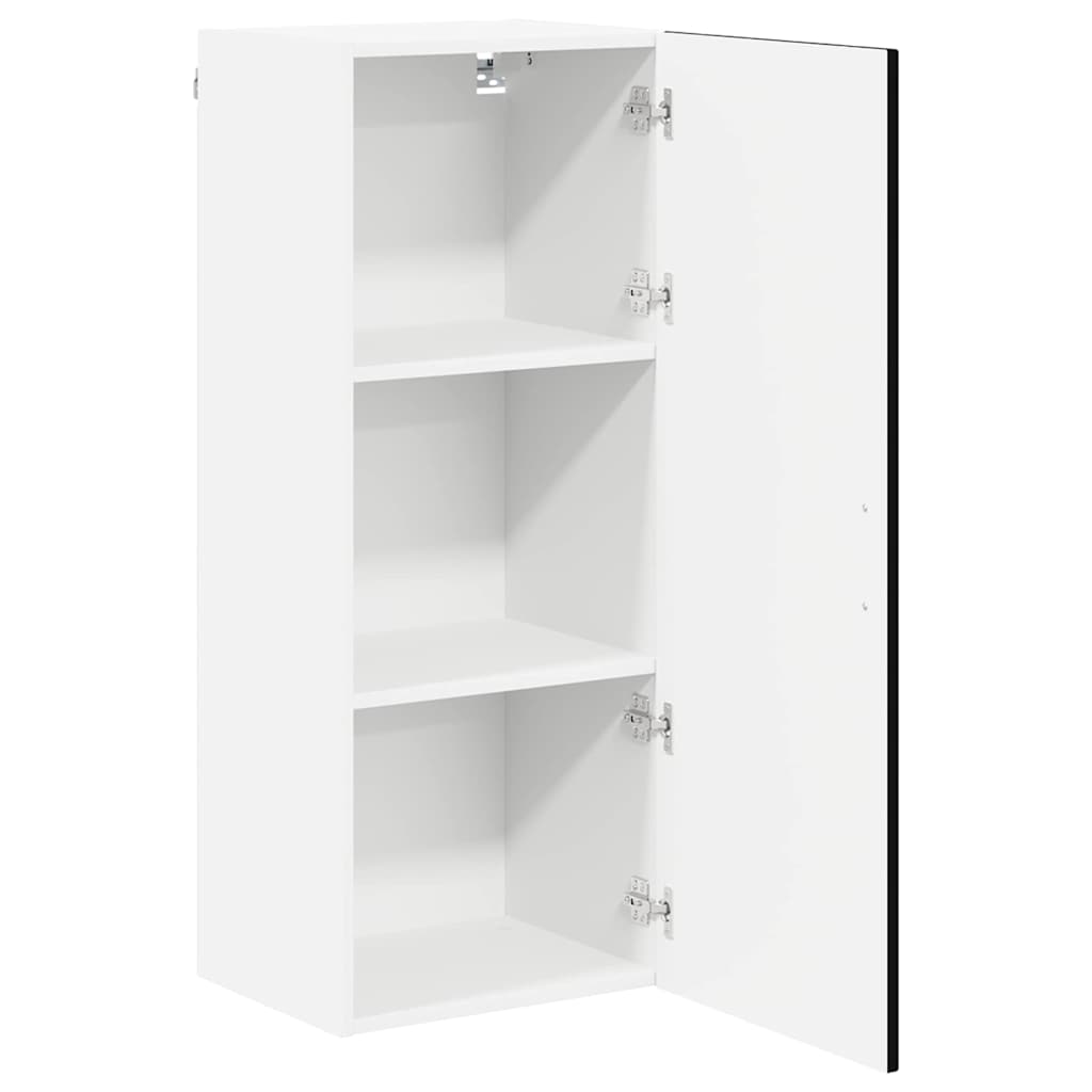 Dulap suspendat de bucatarie cu raft Negru 40 x 31 x 100 cm — imaginea 6