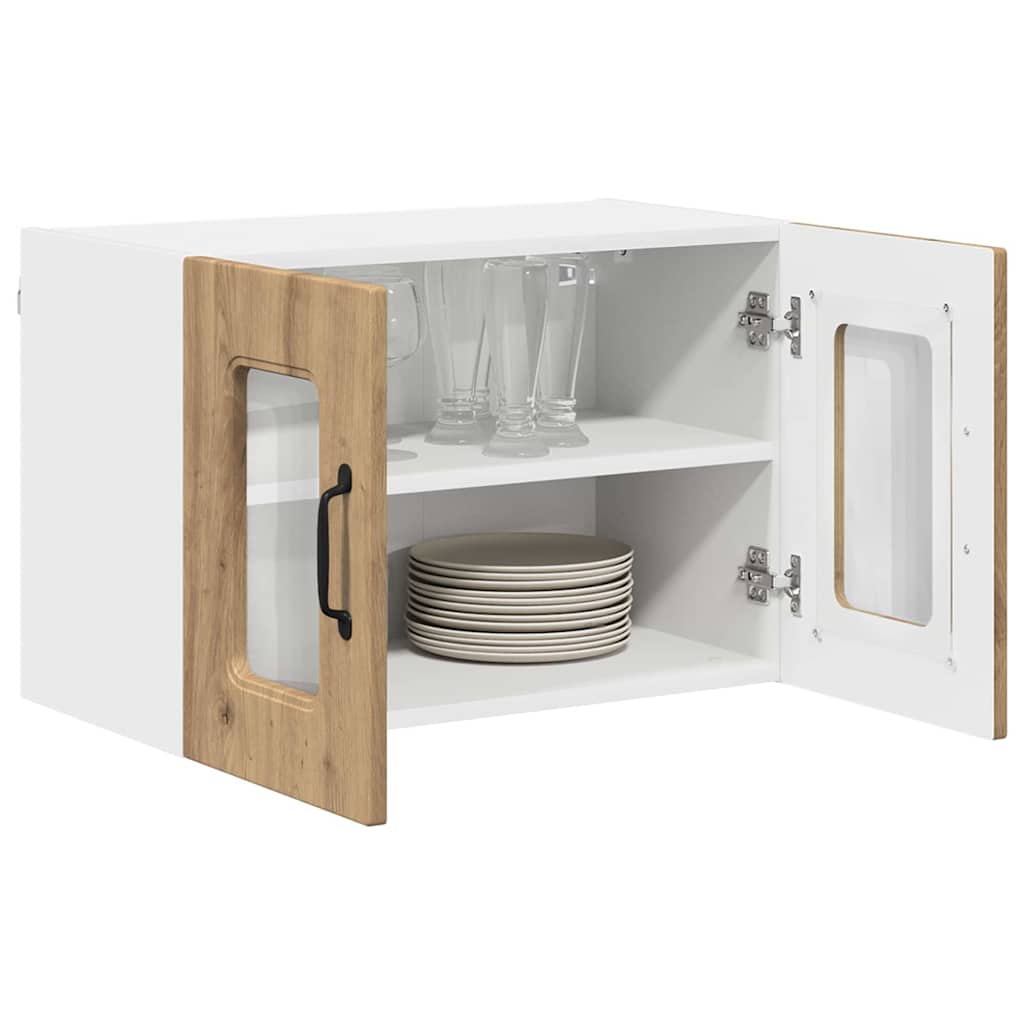 Dulap suspendat de bucatarie Stejar Artizanal 60 x 31 x 40 cm — imaginea 4