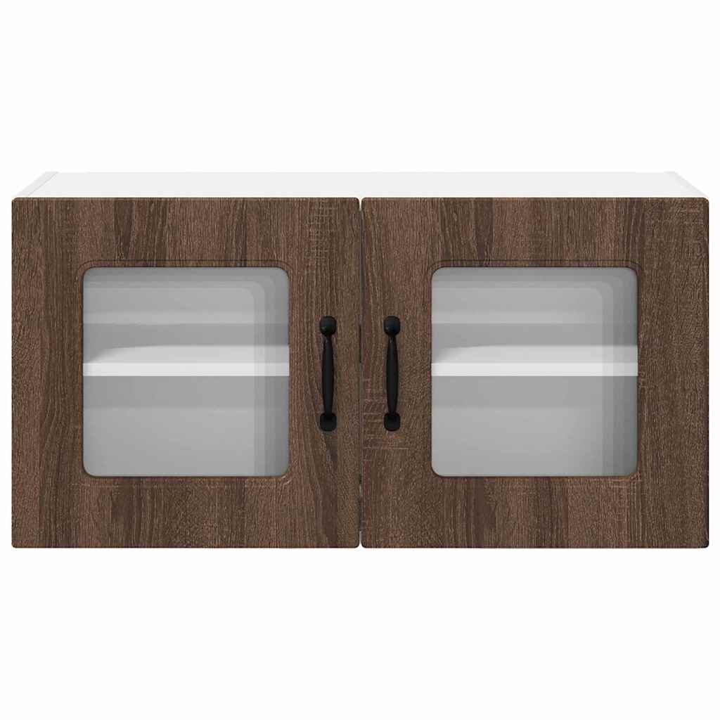 Dulap suspendat de bucatarie Stejar inchis 80 x 31 x 40 cm — imaginea 7