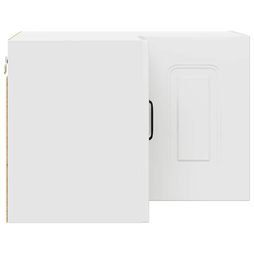 Dulap suspendat de bucatarie cu raft Alb lucios 57 x 57 x 40 cm — imaginea 8