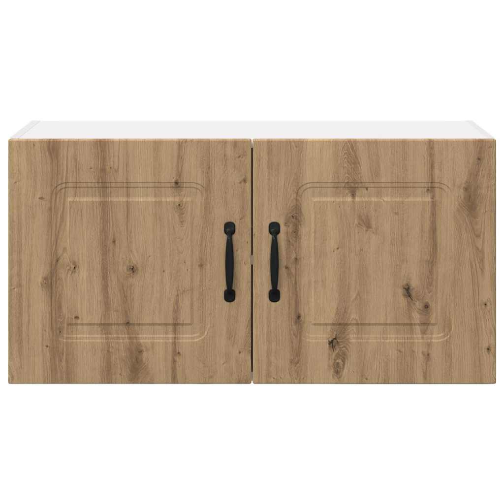 Dulap suspendat de bucatarie Stejar Artizanal 80 x 31 x 40 cm — imaginea 7