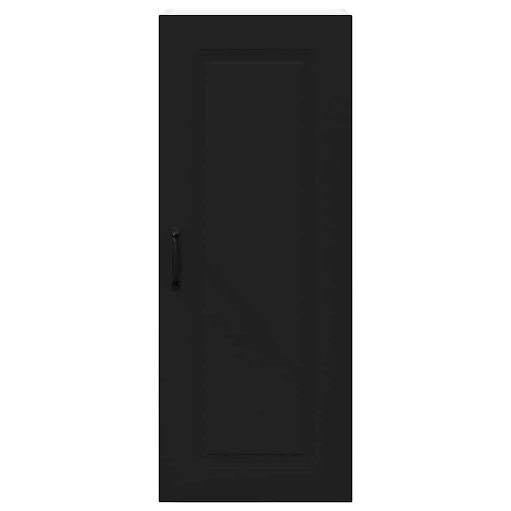 Dulap suspendat de bucatarie cu raft Negru 40 x 31 x 100 cm — imaginea 7