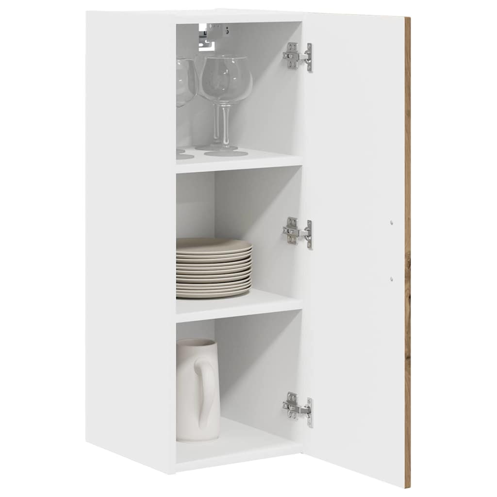 Dulap suspendat de bucatarie Stejar Artizanal 30 x 31 x 80 cm — imaginea 4