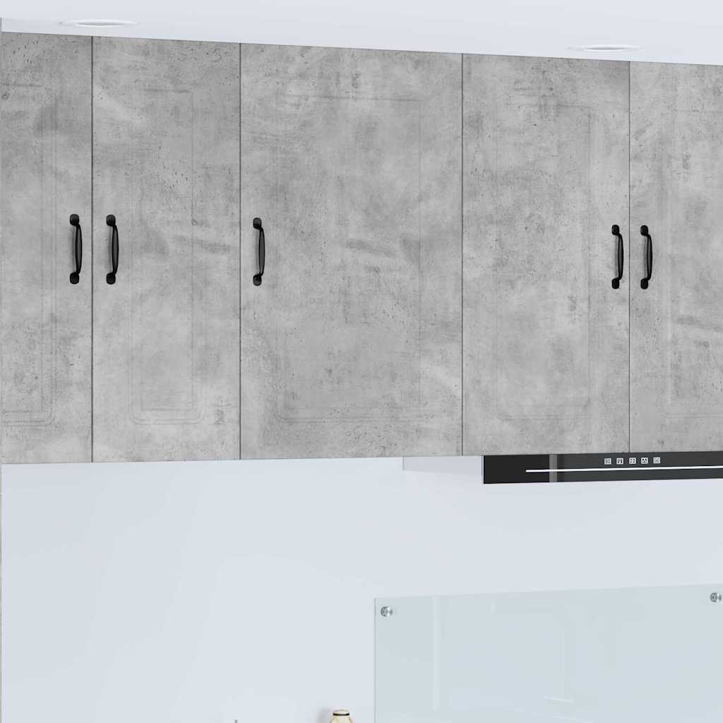 Dulap suspendat de bucatarie Gri din beton 50 x 31 x 80 cm — imaginea 2