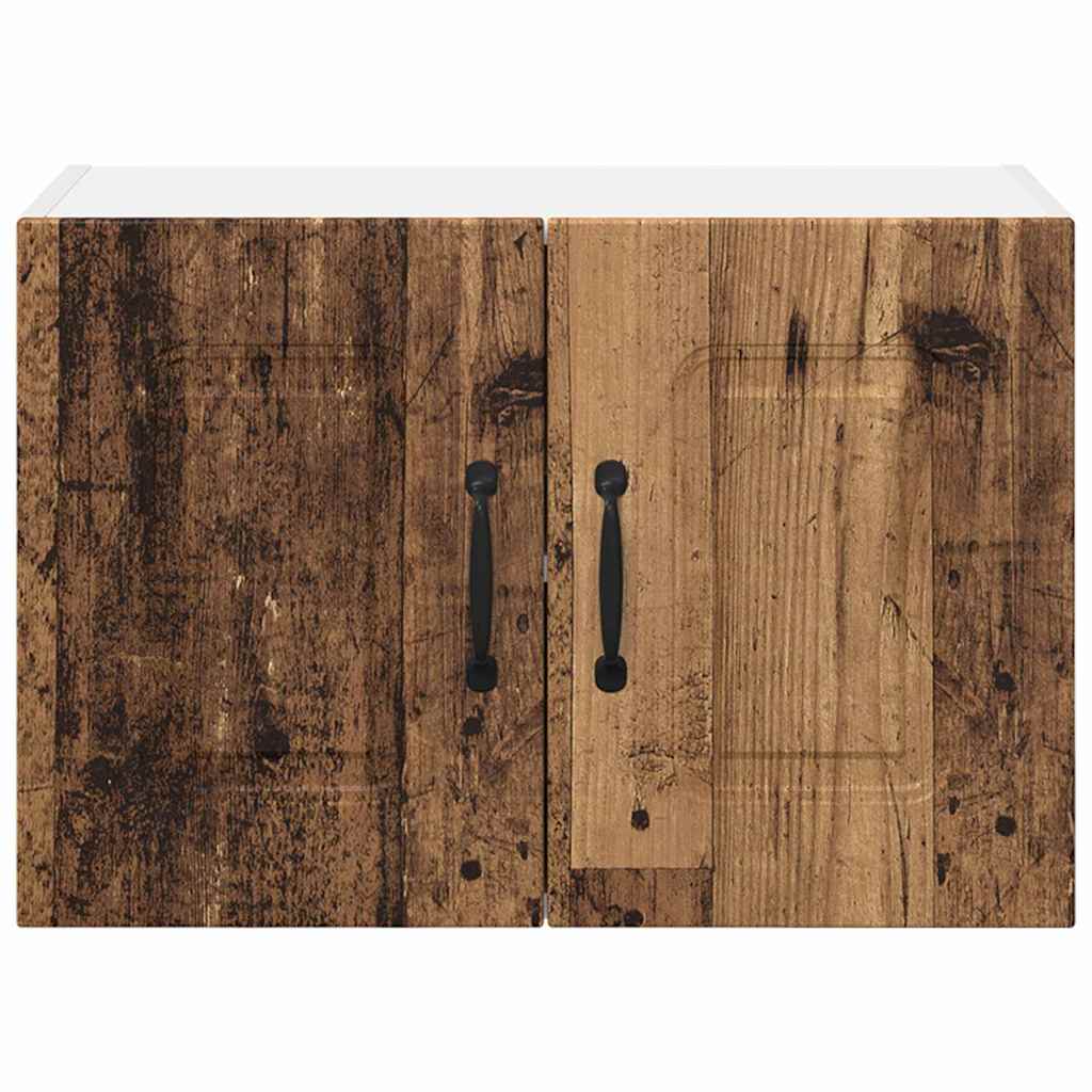 Dulap suspendat de bucatarie 2 pcs Lemn Vechi 60 x 31 x 40 cm — imaginea 8
