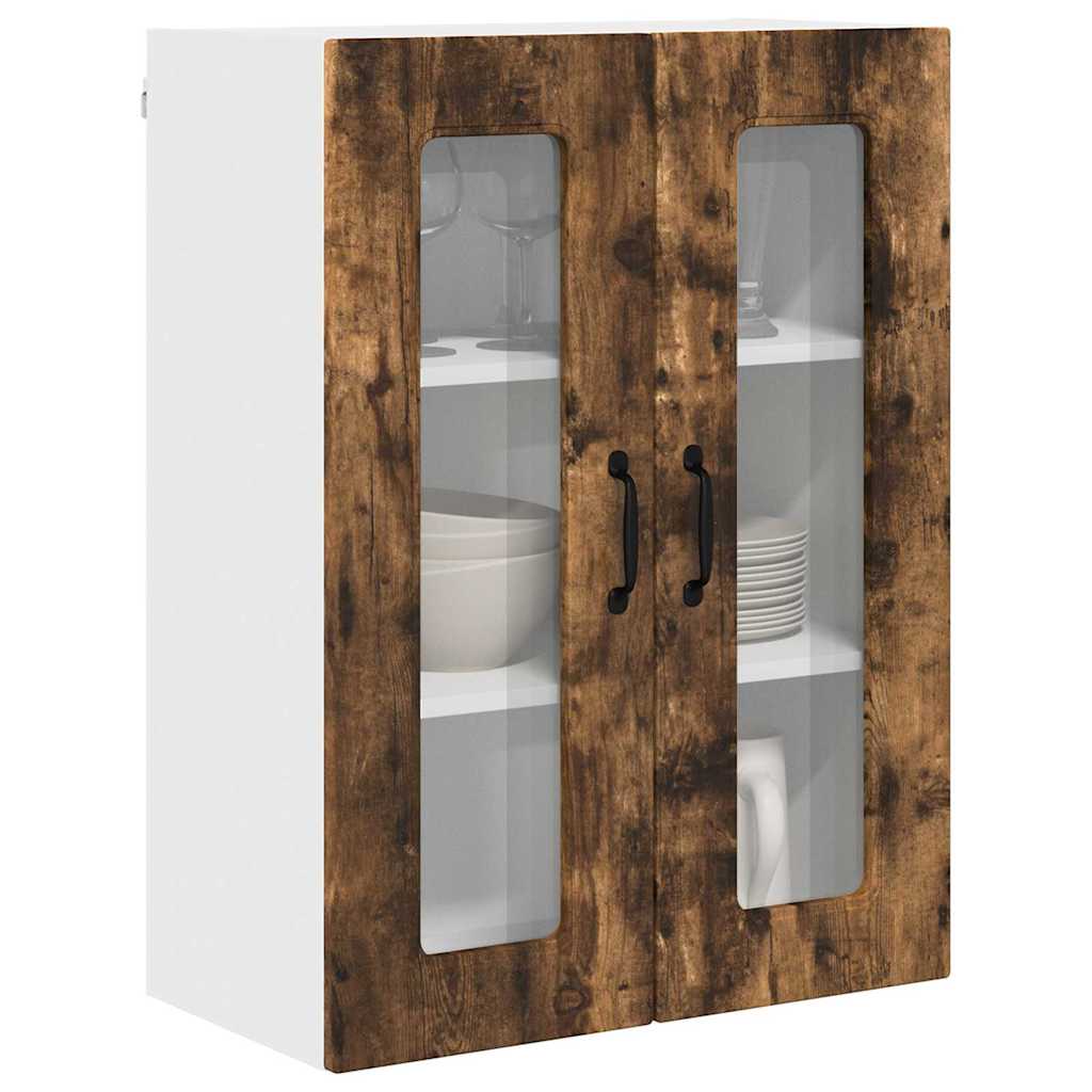 Dulap suspendat de bucatarie Stejar fumuriu 60 x 31 x 80 cm — imaginea 4