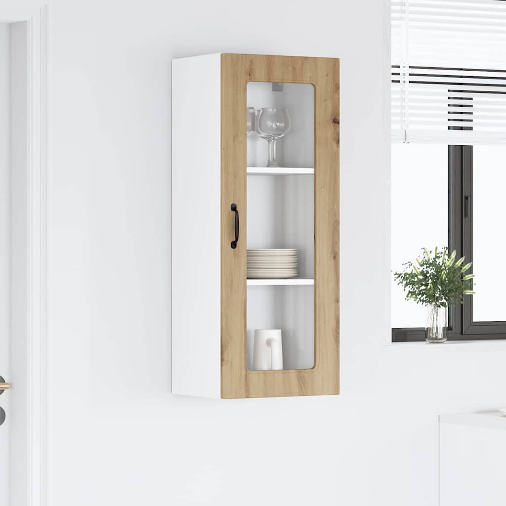 Dulap suspendat de bucatarie Stejar Artizanal 40 x 31 x 100 cm — imaginea 5