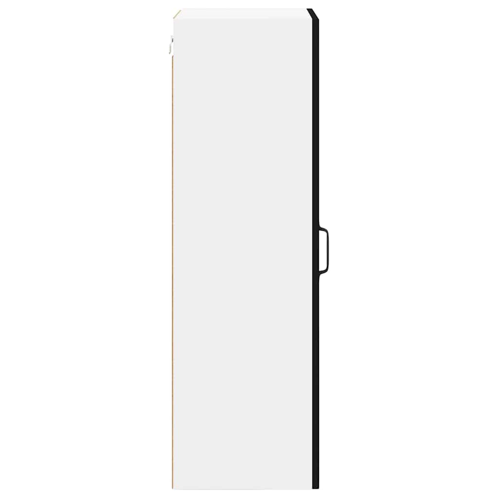 Dulap suspendat de bucatarie cu raft Negru 40 x 31 x 100 cm — imaginea 8