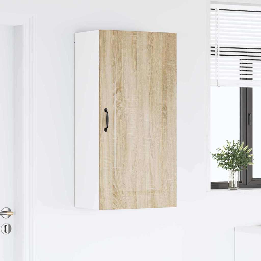 Dulap suspendat de bucatarie Stejar Sonoma 50 x 31 x 100 cm — imaginea 5