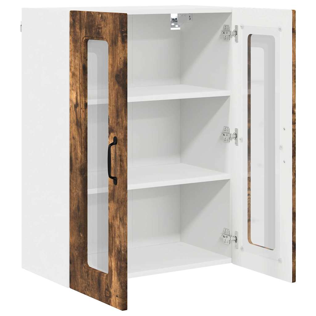Dulap suspendat de bucatarie Stejar fumuriu 60 x 31 x 80 cm — imaginea 6