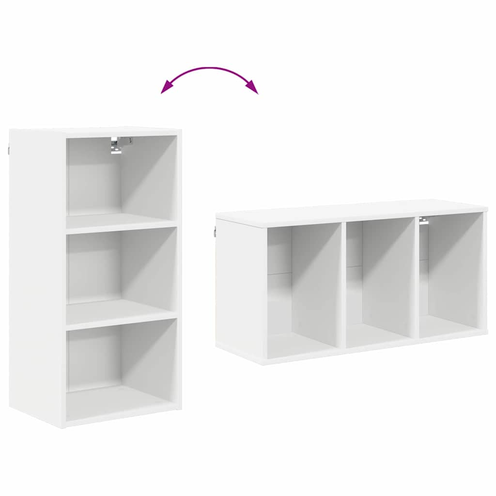 Dulap suspendat Riga Alb 40 x 29,5 x 80 cm Lemn compozit — imaginea 11