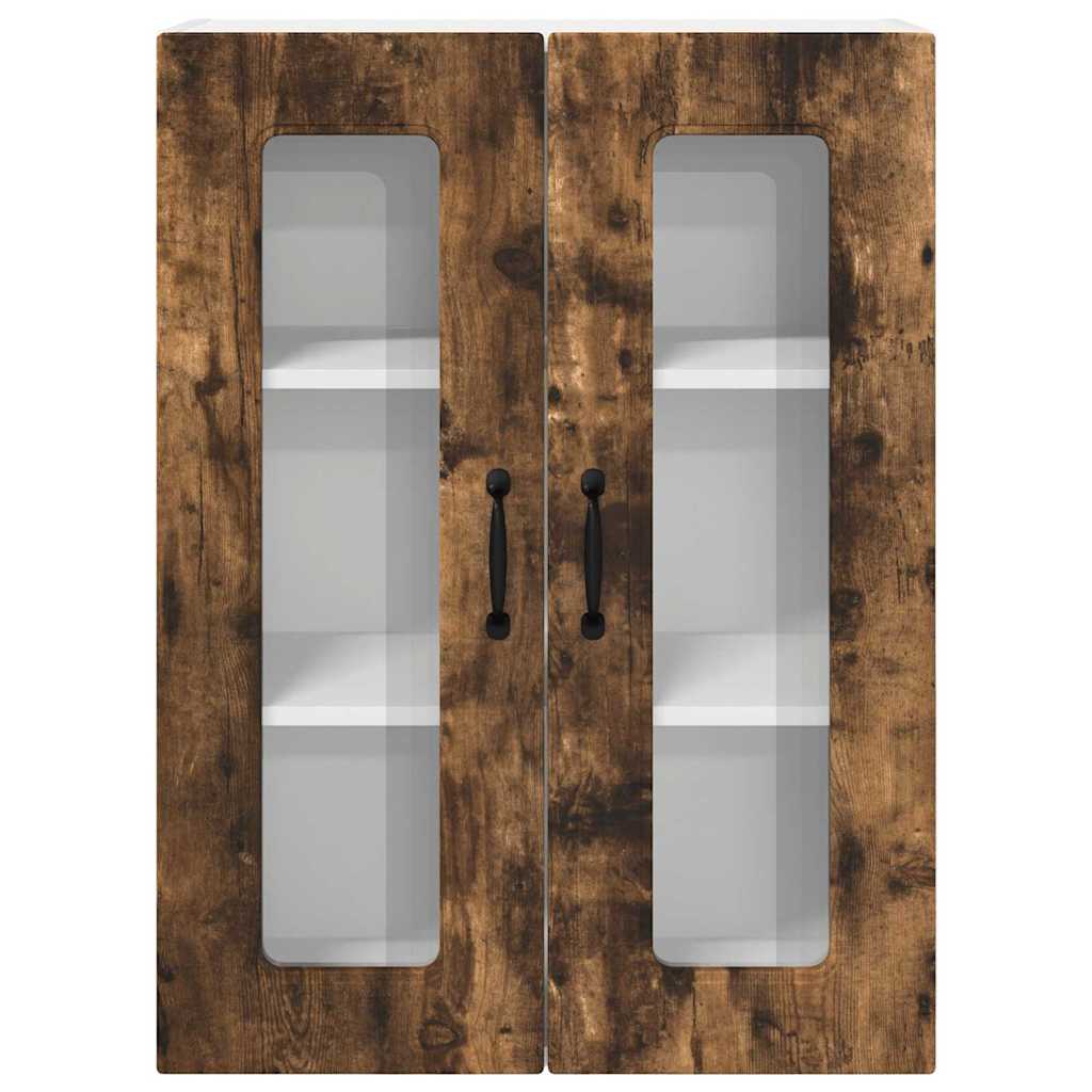 Dulap suspendat de bucatarie Stejar fumuriu 60 x 31 x 80 cm — imaginea 7