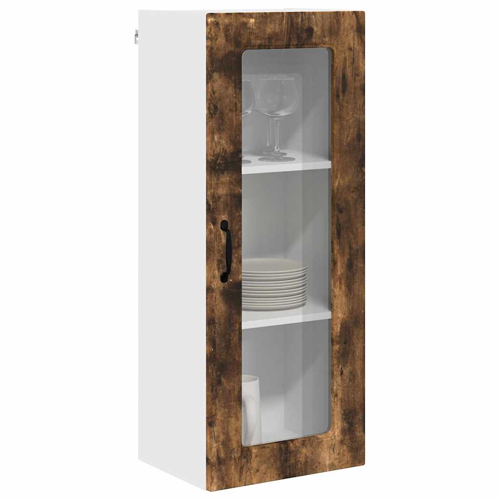 Dulap suspendat de bucatarie Stejar fumuriu 40 x 31 x 100 cm — imaginea 4