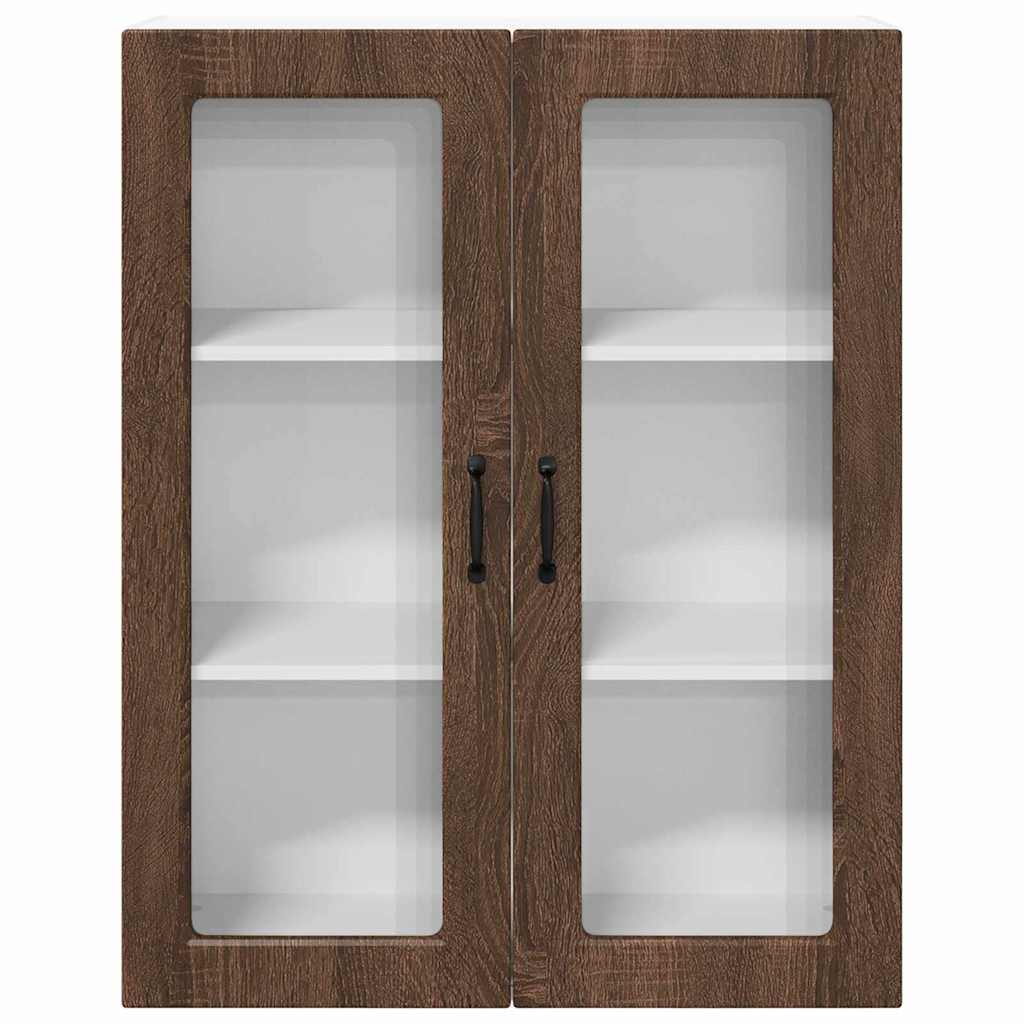 Dulap suspendat de bucatarie Stejar inchis 80 x 31 x 100 cm — imaginea 7