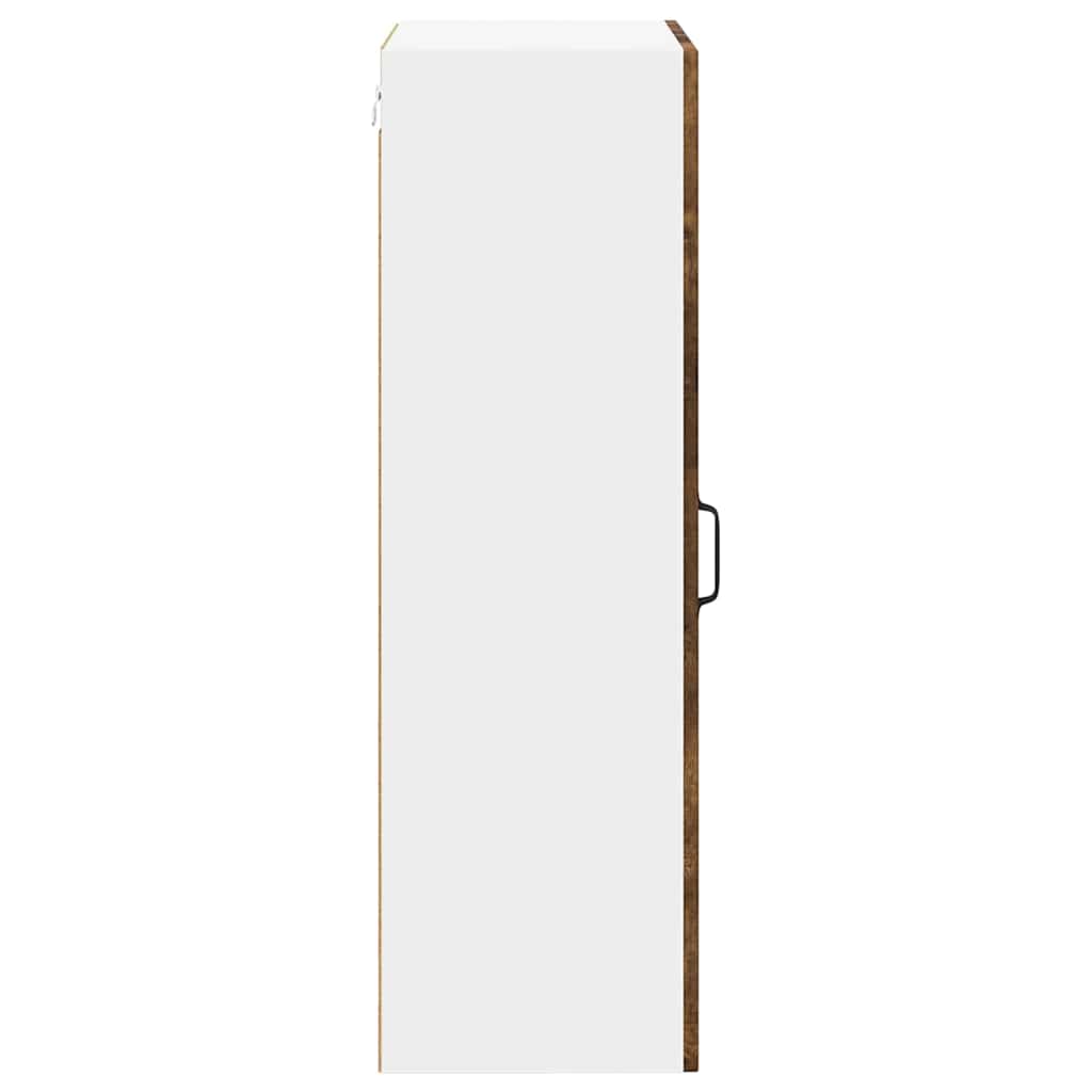 Dulap suspendat de bucatarie Stejar fumuriu 50 x 31 x 100 cm — imaginea 8