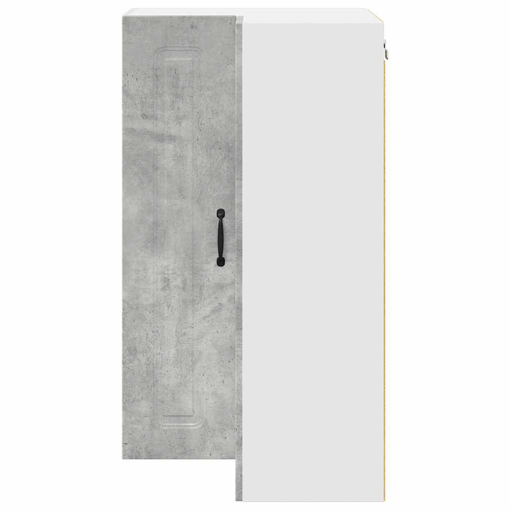 Dulap suspendat de bucatarie Gri din beton 57 x 57 x 100 cm — imaginea 7