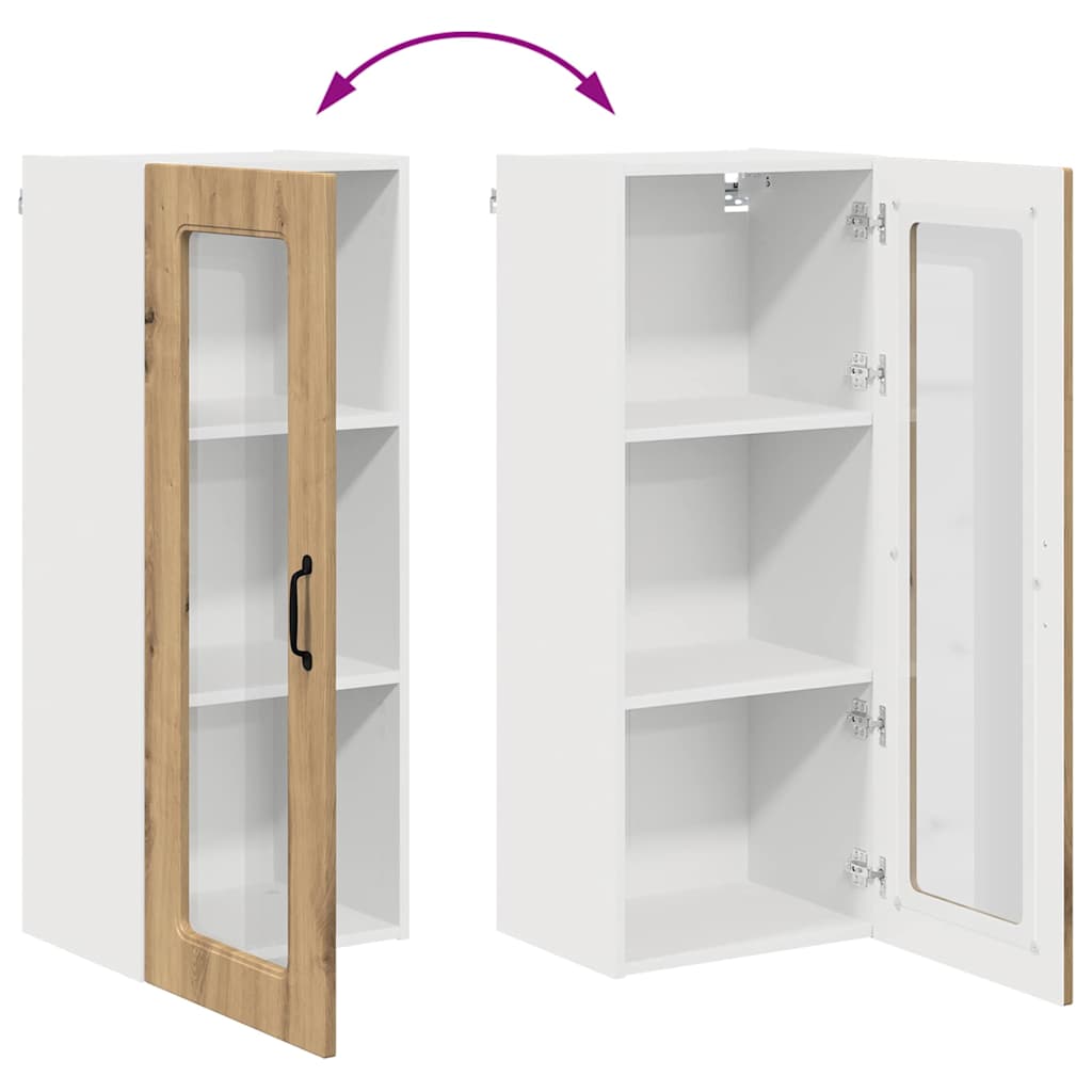 Dulap suspendat de bucatarie Stejar Artizanal 40 x 31 x 100 cm — imaginea 12