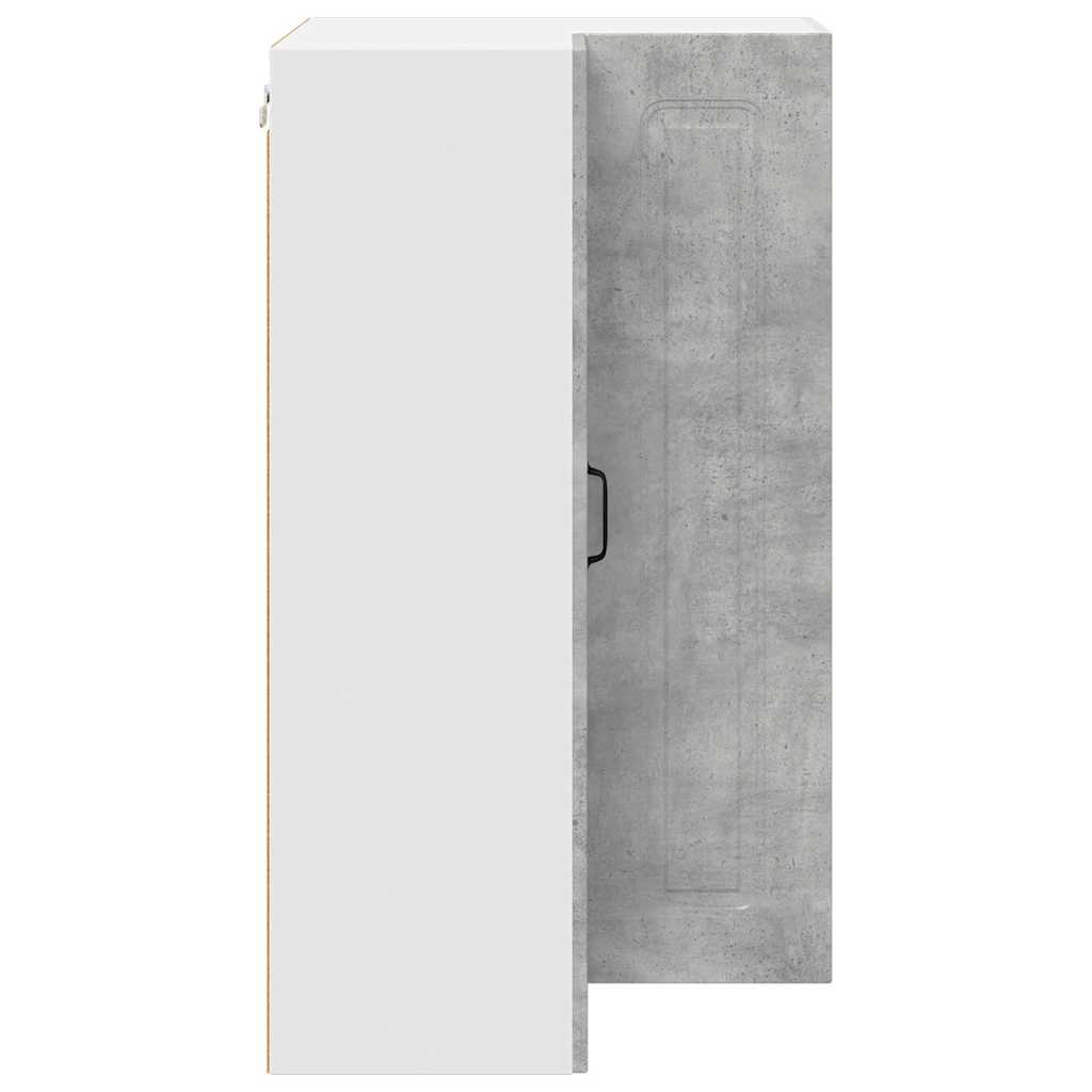 Dulap suspendat de bucatarie Gri din beton 57 x 57 x 100 cm — imaginea 8