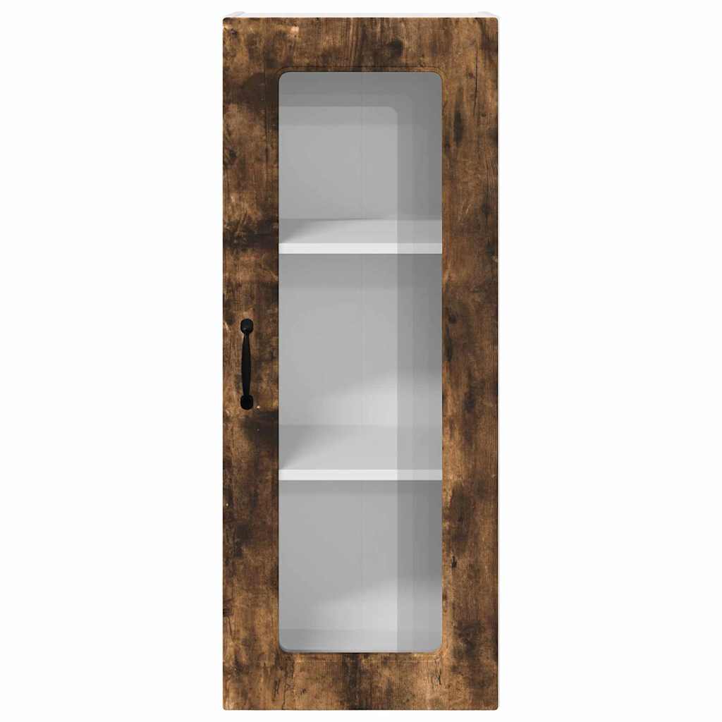 Dulap suspendat de bucatarie Stejar fumuriu 40 x 31 x 100 cm — imaginea 7