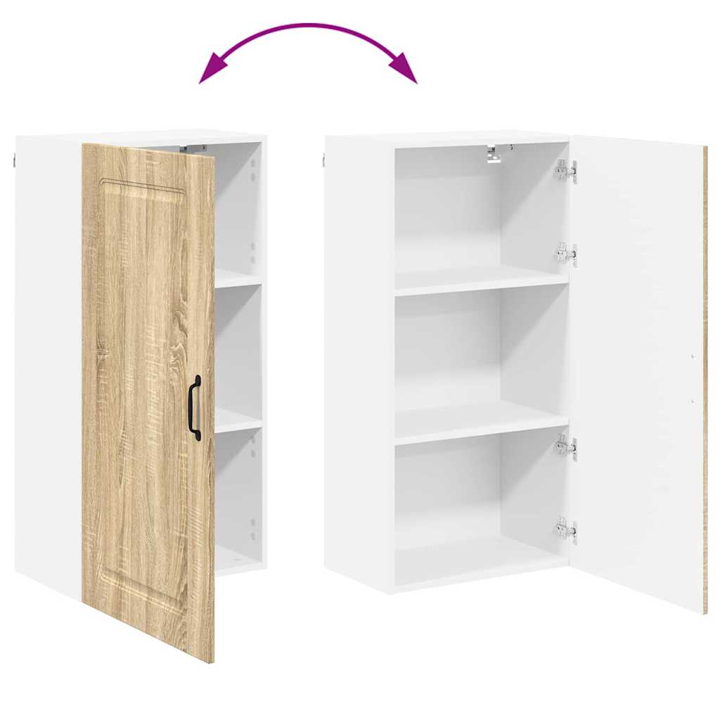 Dulap suspendat de bucatarie Stejar Sonoma 50 x 31 x 100 cm — imaginea 12