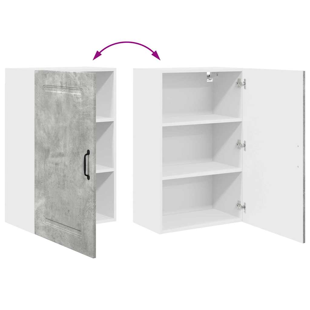 Dulap suspendat de bucatarie Gri din beton 50 x 31 x 80 cm — imaginea 12