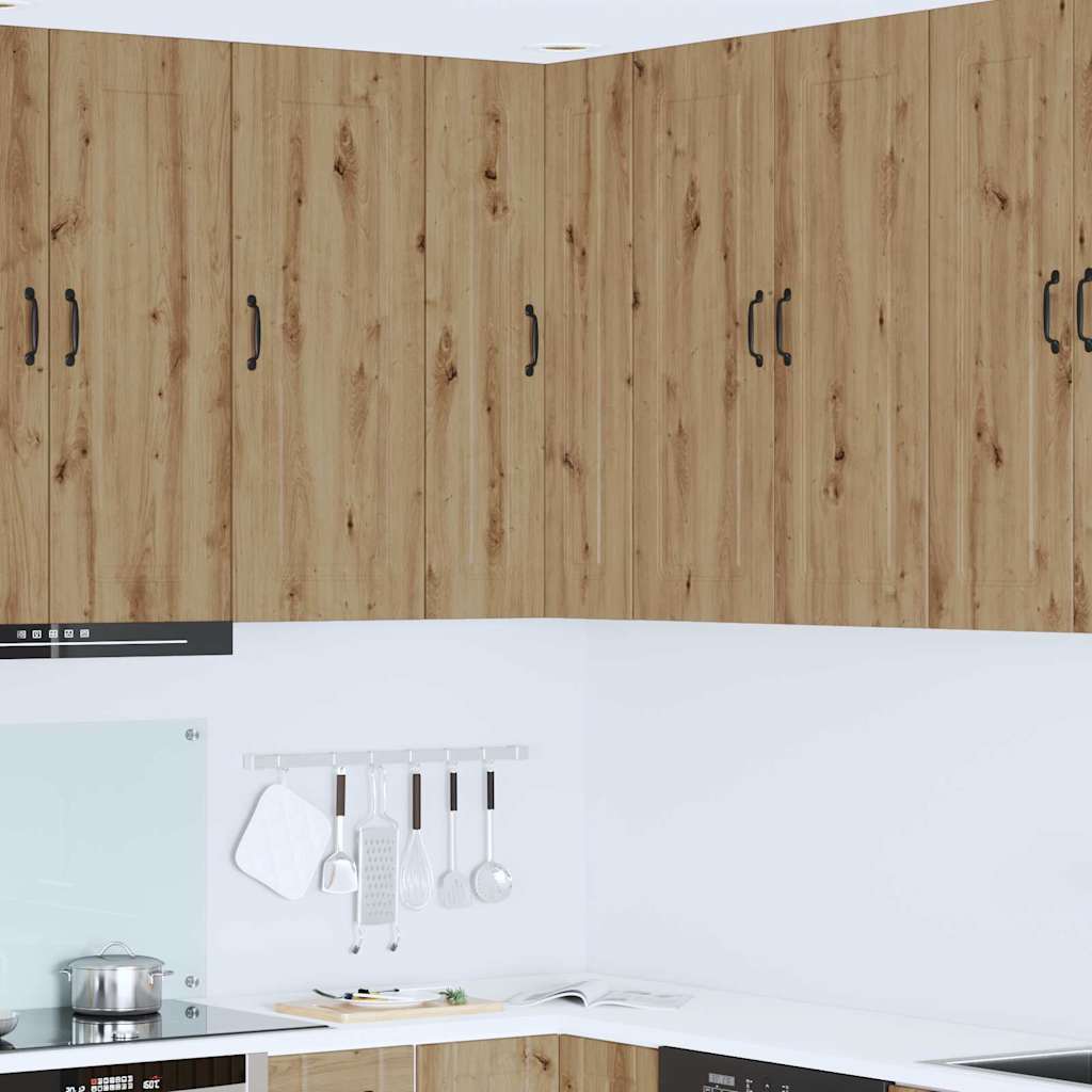 Dulap suspendat de bucatarie Stejar Artizanal 57 x 57 x 100 cm — imaginea 2