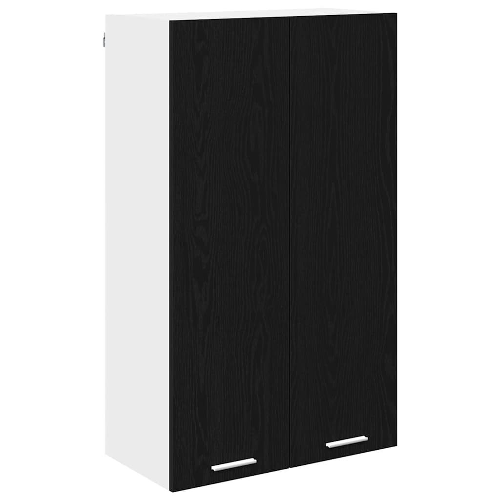 Dulap suspendat cu raft Riga Stejar Negru 60 x 31 x 100 cm