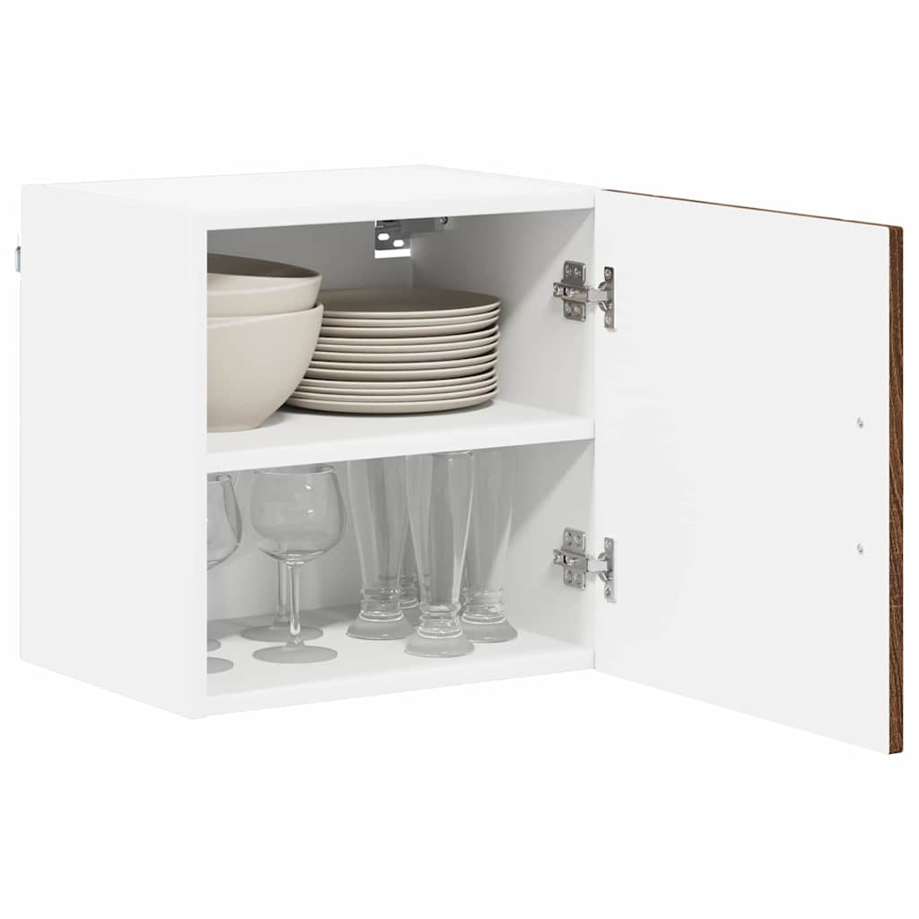 Dulap suspendat de bucatarie Stejar inchis 40 x 31 x 40 cm — imaginea 4